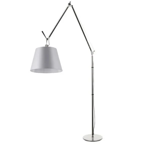 Artemide Tolomeo Mega Gulvlampe Satin 42 cm Skárm med Lysdámper