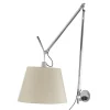 Artemide Tolomeo Mega Váglampe Pergament 42cm med Lysdámper