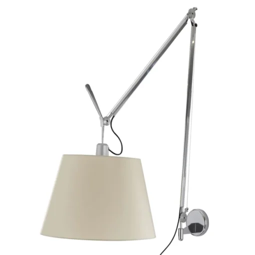 Artemide Tolomeo Mega Váglampe Pergament 42cm med Lysdámper