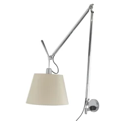 Artemide Tolomeo Mega Váglampe Pergament 32cm med Lysdámper