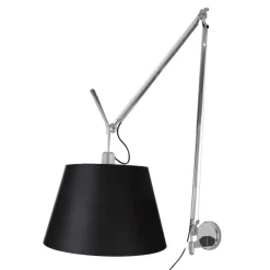 Artemide Tolomeo Mega Váglampe Sort/Sort Skárm 42cm med Lysdámper