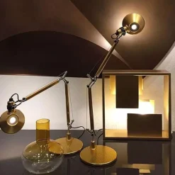 Artemide Tolomeo Micro Bordlampe Guld Limited Edition