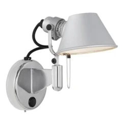 Artemide Tolomeo Micro Faretto LED Váglampe Dámpbar Med Afbryder 3000K Aluminium