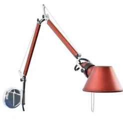 Artemide Tolomeo Micro Váglampe Rød