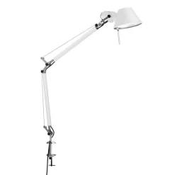 Artemide Tolomeo Mini Bordlampe Hvid med Klemme