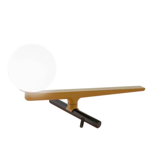 Artemide Yanzi Bordlampe Børstet Messing/Hvid