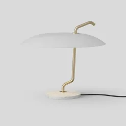 Astep Model 537 Bordlampe Hvid/Hvid