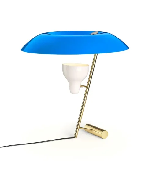 Astep Model 548 Bordlampe Messing/Blå