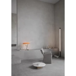 Astep Model 548 Bordlampe Messing/Blå