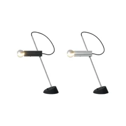 Astep Model 566 Bordlampe Poleret