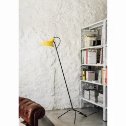 Astep VV Cinquanta Gulvlampe Sort/Gul