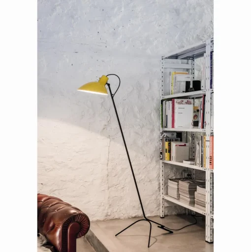 Astep VV Cinquanta Gulvlampe Sort/Gul