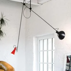 Astep VV Cinquanta Loftlampe Suspension Sort/Rød