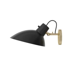 Astep VV Cinquanta Váglampe Messing/Sort med Switch