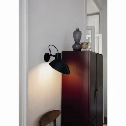 Astep VV Cinquanta Váglampe Messing/Sort med Switch
