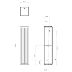 Astro Boston 370 Badevárelseslampe LED Krom