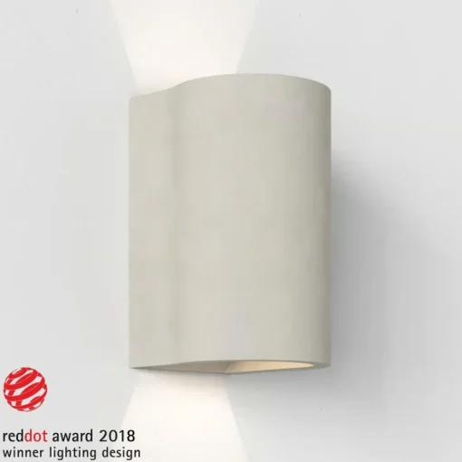 Astro Dunbar 160 Vág Udendørslampe LED Lys Beton