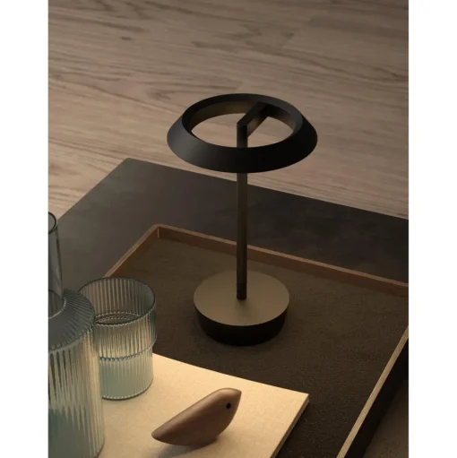 Astro Halo Transportabel Bordlampe Mat Sort