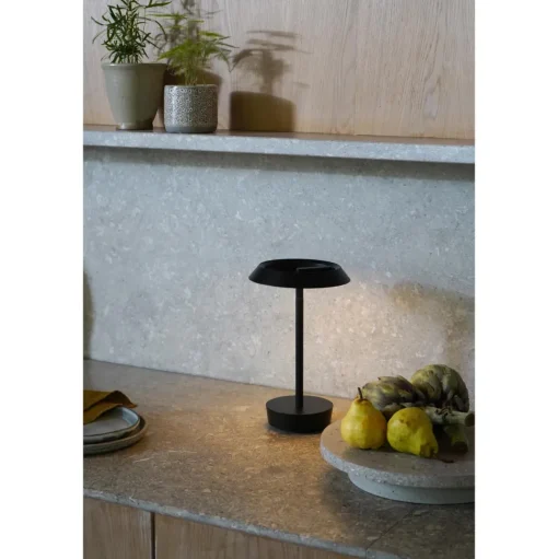 Astro Halo Transportabel Bordlampe Mat Sort