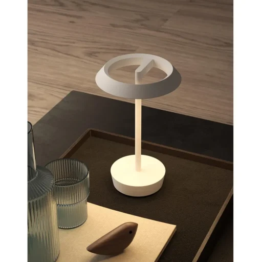 Astro Halo Transportabel Bordlampe Mat Hvid