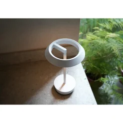 Astro Halo Transportabel Bordlampe Mat Hvid