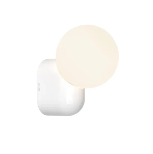 Astro Lyra Single Váglampe Gloss Glaze Hvid