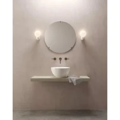 Astro Lyra Single Váglampe Gloss Glaze Hvid