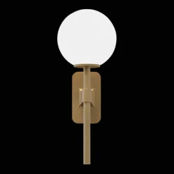 Astro Tacoma Single Váglampe Antik Messing & Skárm Opal