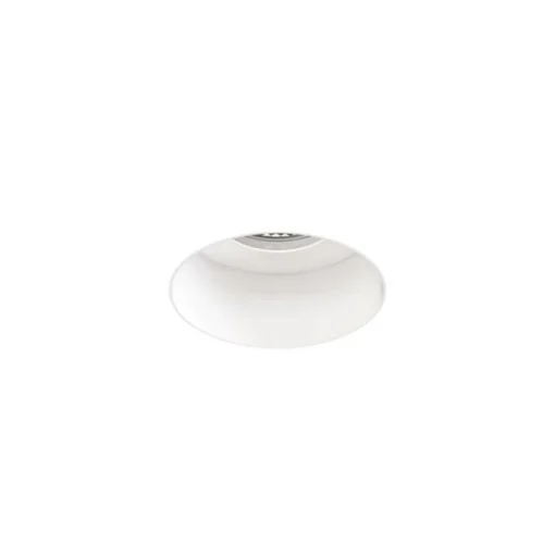 Astro Trimless Slimline Round Fixed Fire-Rated IP65 Spot Mat Hvid