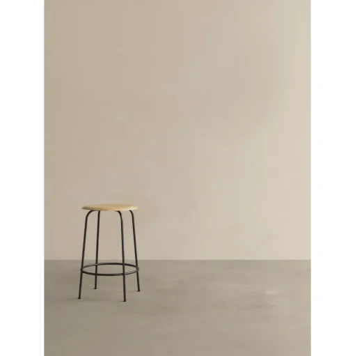 Audo Afteroom Barstol H72 Sort/Natural Eg