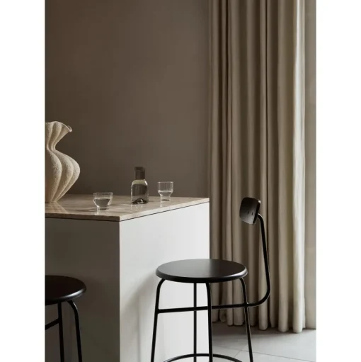 Audo Afteroom Barstol H72 Sort/Natural Eg