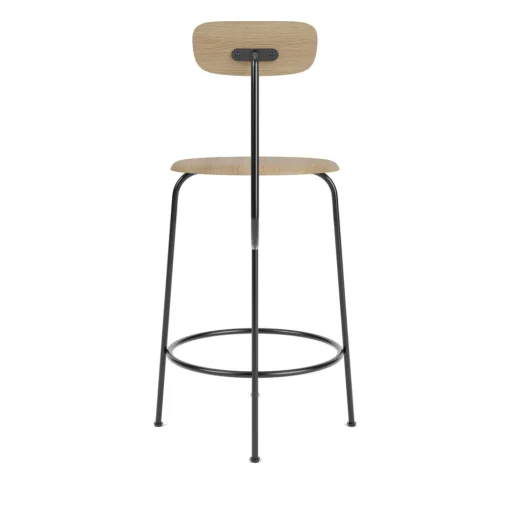 Audo Afteroom Barstol H91 Sort/Natural Eg