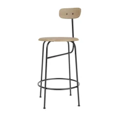 Audo Afteroom Barstol H91 Sort/Natural Eg