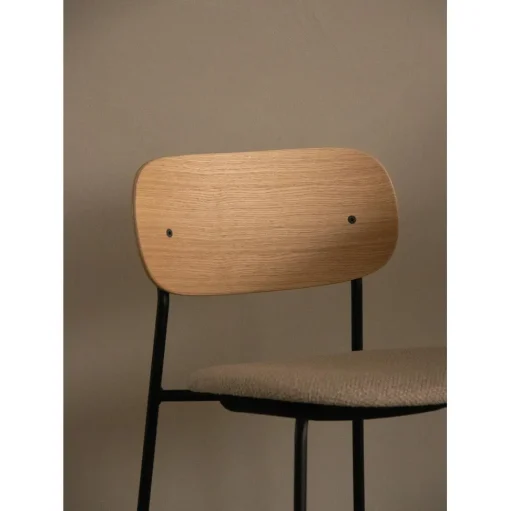 Audo Afteroom Barstol H91 Sort/Natural Eg