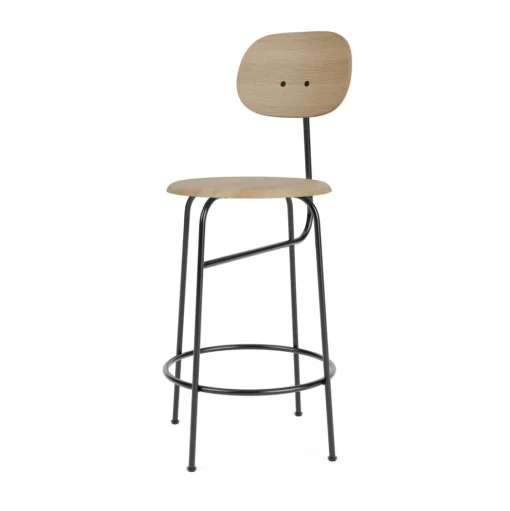 Audo Afteroom Plus Barstol H97 Sort/Natural Eg