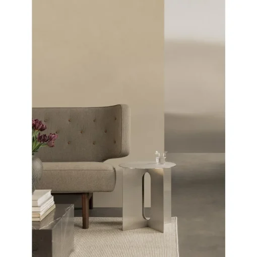 Audo Androgyne Base Til Sidebord Børstet Stål