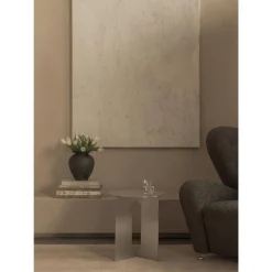 Audo Androgyne Base Til Sidebord Børstet Stål