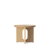 Audo Androgyne Rundt Sofabord Natur Eg