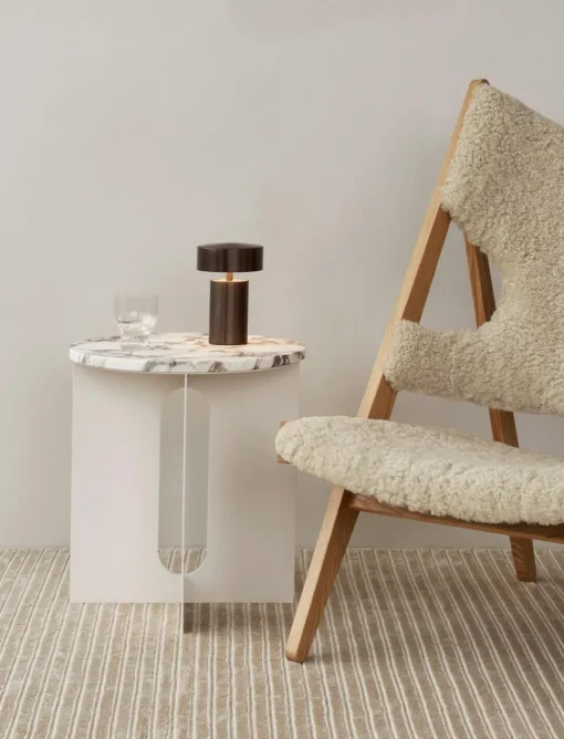 Audo Androgyne Rundt Sofabord Natur Eg