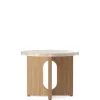 Audo Androgyne Rundt Sofabord Natur Eg/ Kunis Breccia