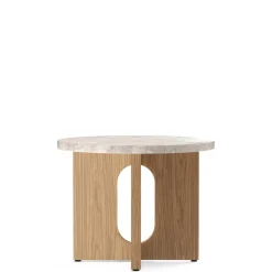 Audo Androgyne Rundt Sofabord Natur Eg/ Kunis Breccia