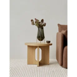 Audo Androgyne Rundt Sofabord Natur Eg/ Kunis Breccia