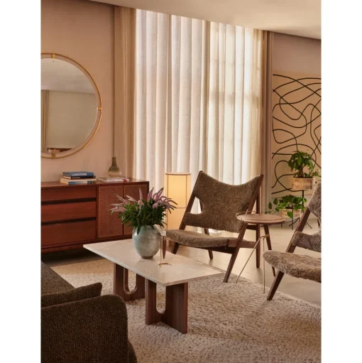 Audo Androgyne Sofabord Calacatta Viola Marmor