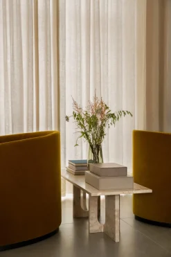 Audo Androgyne Sofabord Calacatta Viola Marmor