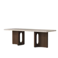 Audo Androgyne Sofabord Mørk Eg/ Kunis Breccia Sand