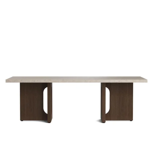 Audo Androgyne Sofabord Mørk Eg/ Kunis Breccia Sand