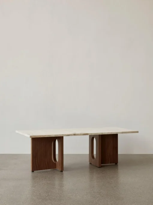 Audo Androgyne Sofabord Mørk Eg/ Kunis Breccia Sand