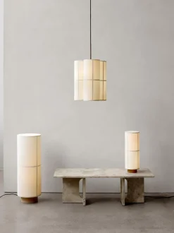 Audo Androgyne Sofabord Valnød/Calacatta Viola Marmor
