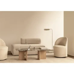 Audo Androgyne Spisebord 120x45 Natural Eg/Grey Galaxy