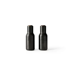 Audo Bottle Grinder Sát af 2 Bronzed Messing/Valnød